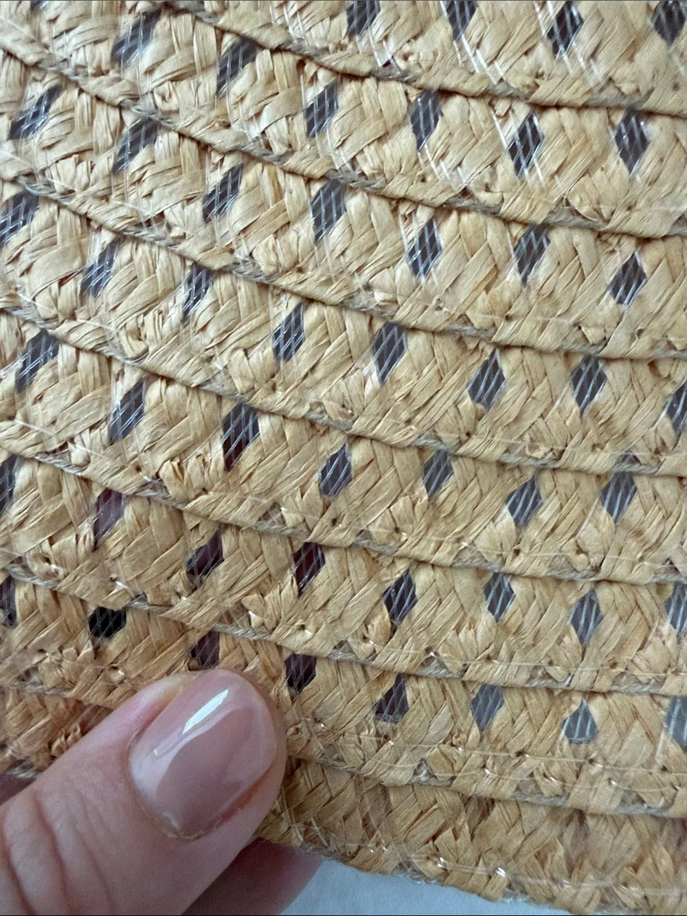 Wide-Brim Straw Sun Hat with Leopard Bow - Tan